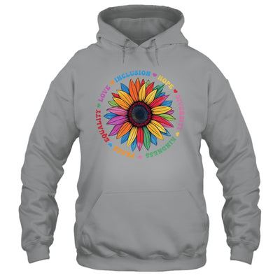 Kindness Peace Equality Love Hope Floral Sunflower Women Shirt & Tank Top | siriusteestore