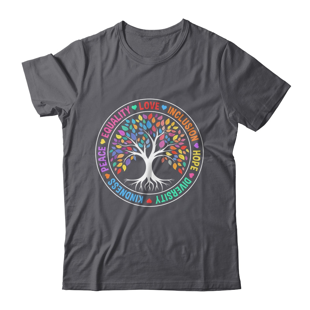 Kindness Peace Equality Love Inclusion Hope Diversity Retro Shirt & Hoodie | siriusteestore