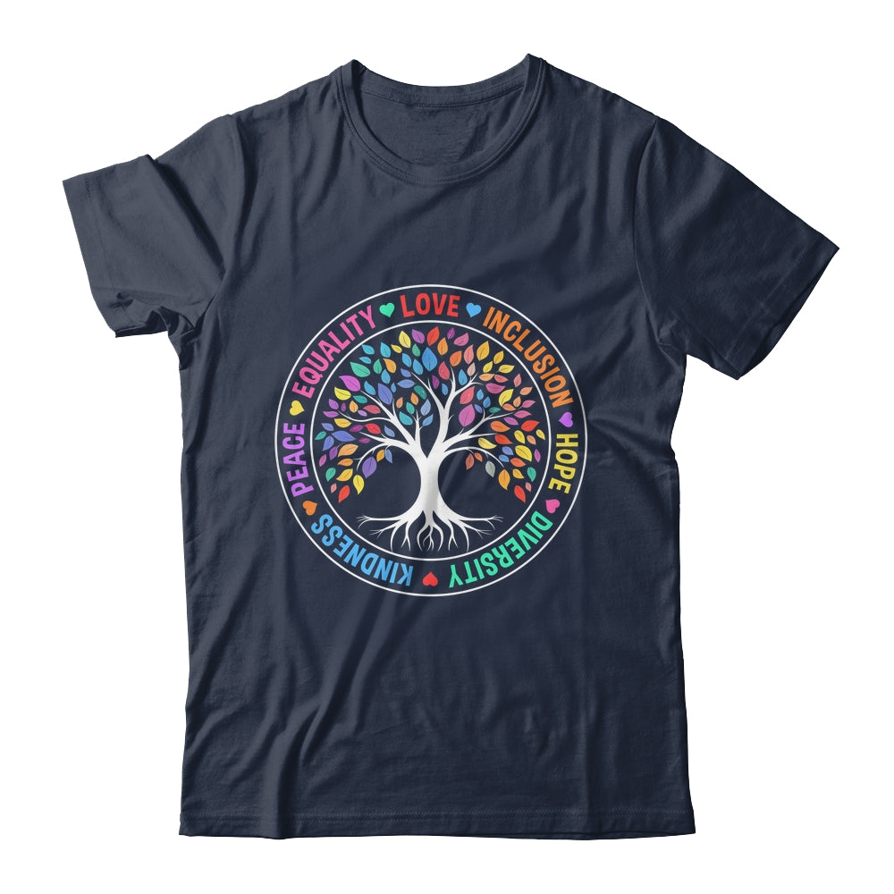 Kindness Peace Equality Love Inclusion Hope Diversity Retro Shirt & Hoodie | siriusteestore