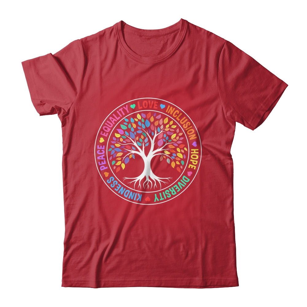 Kindness Peace Equality Love Inclusion Hope Diversity Retro Shirt & Hoodie | siriusteestore