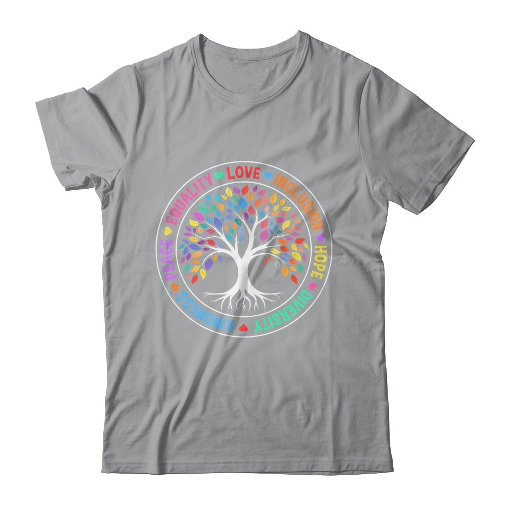 Kindness Peace Equality Love Inclusion Hope Diversity Retro Shirt & Hoodie | siriusteestore