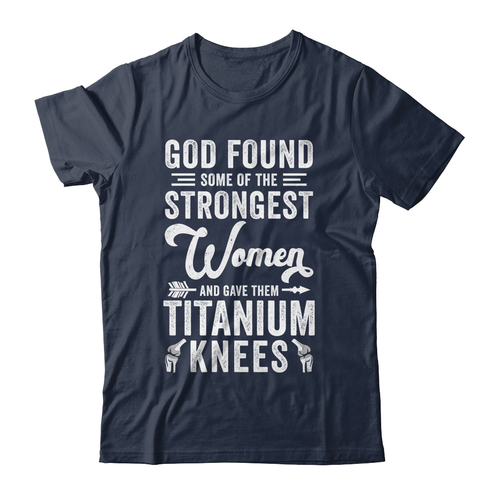 Knee Replacement Funny Strongest Women Surgery Recovery Shirt & Tank Top | siriusteestore