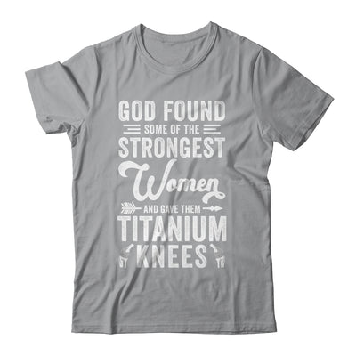 Knee Replacement Funny Strongest Women Surgery Recovery Shirt & Tank Top | siriusteestore