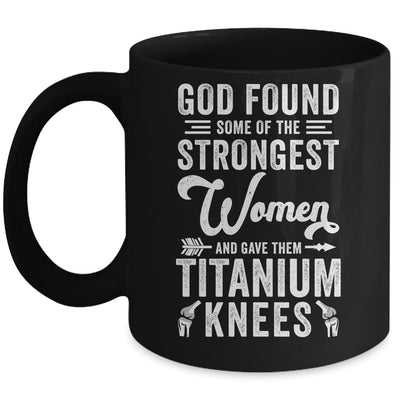 Knee Replacement Funny Strongest Women Surgery Recovery Mug | siriusteestore