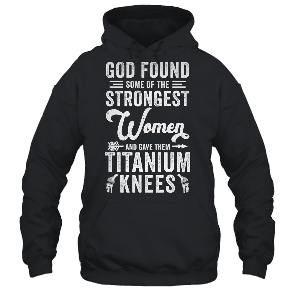 Knee Replacement Funny Strongest Women Surgery Recovery Shirt & Tank Top | siriusteestore