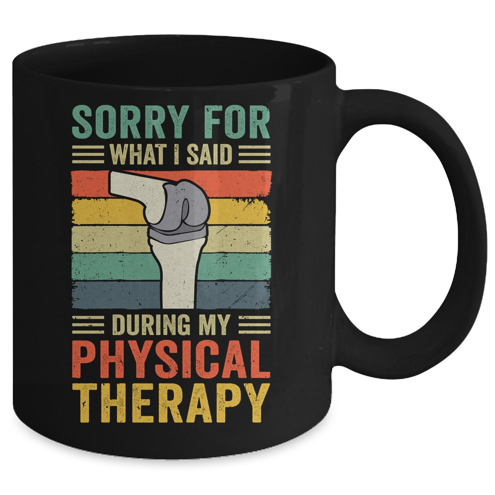 Knee Replacement Funny Therapy Surgery Recovery Arthroplasty Mug | siriusteestore