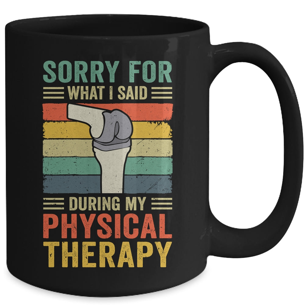 Knee Replacement Funny Therapy Surgery Recovery Arthroplasty Mug | siriusteestore