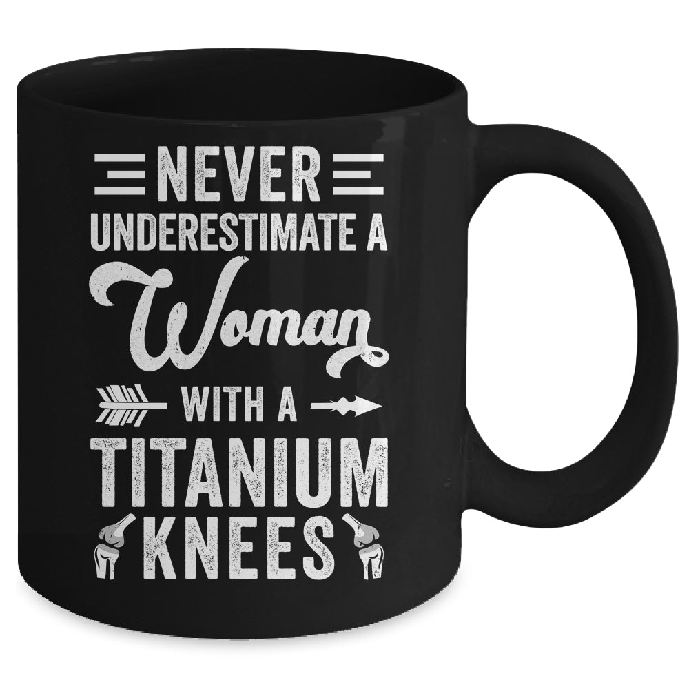 Knee Replacement Funny Woman Surgery Recovery Arthroplasty Mug | siriusteestore