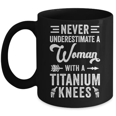 Knee Replacement Funny Woman Surgery Recovery Arthroplasty Mug | siriusteestore