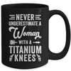 Knee Replacement Funny Woman Surgery Recovery Arthroplasty Mug | siriusteestore