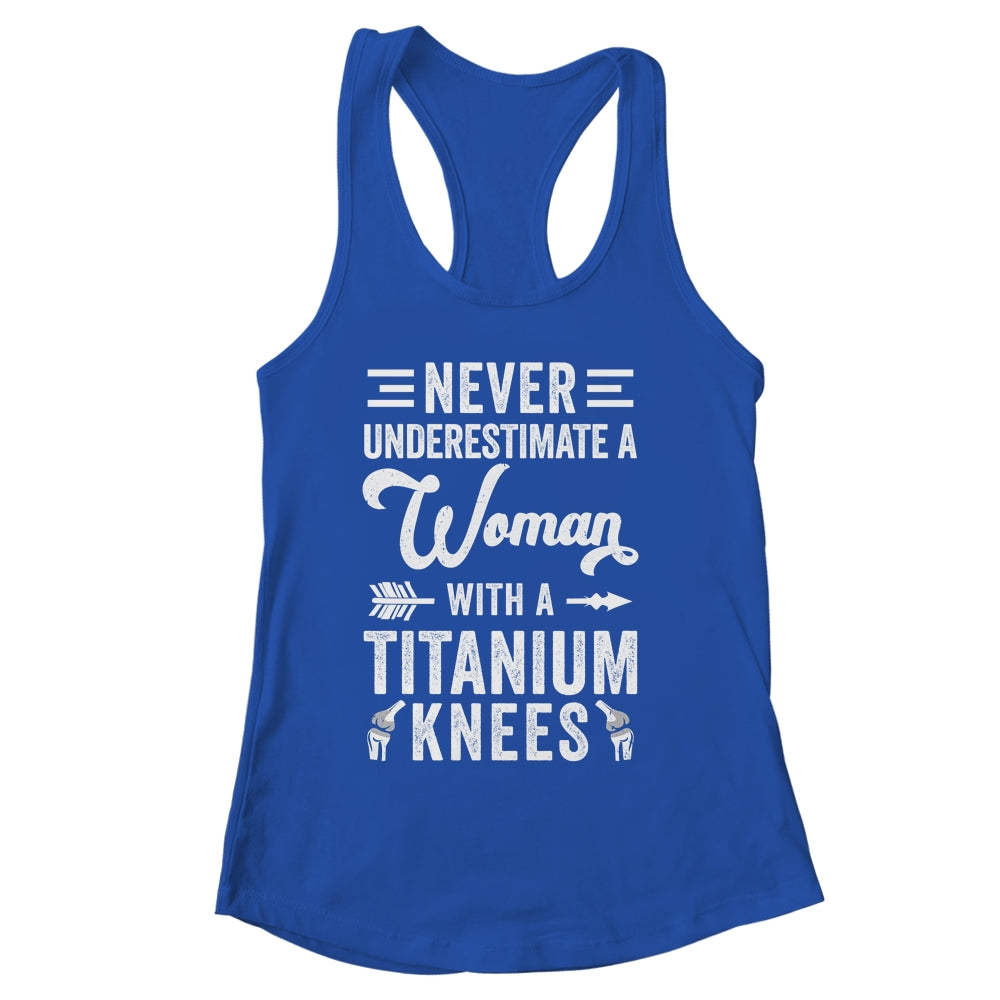 Knee Replacement Funny Woman Surgery Recovery Arthroplasty Shirt & Tank Top | siriusteestore