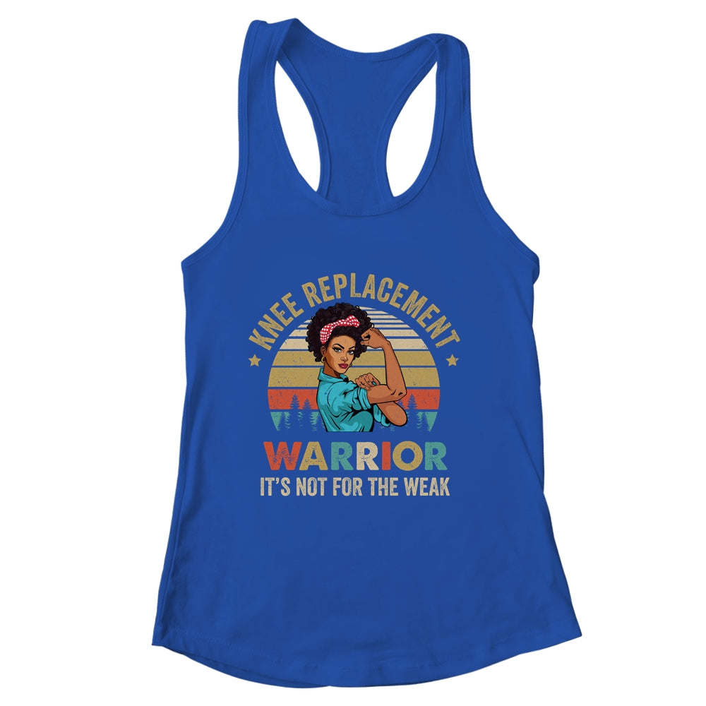Knee Replacement Warrior African Woman Surgery Recovery Shirt & Tank Top | siriusteestore