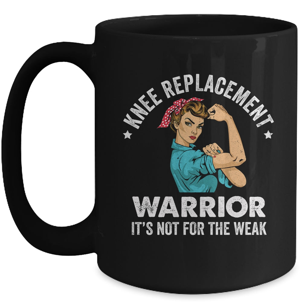 Knee Replacement Warrior Knee Surgery Recovery Get Well Mug | siriusteestore