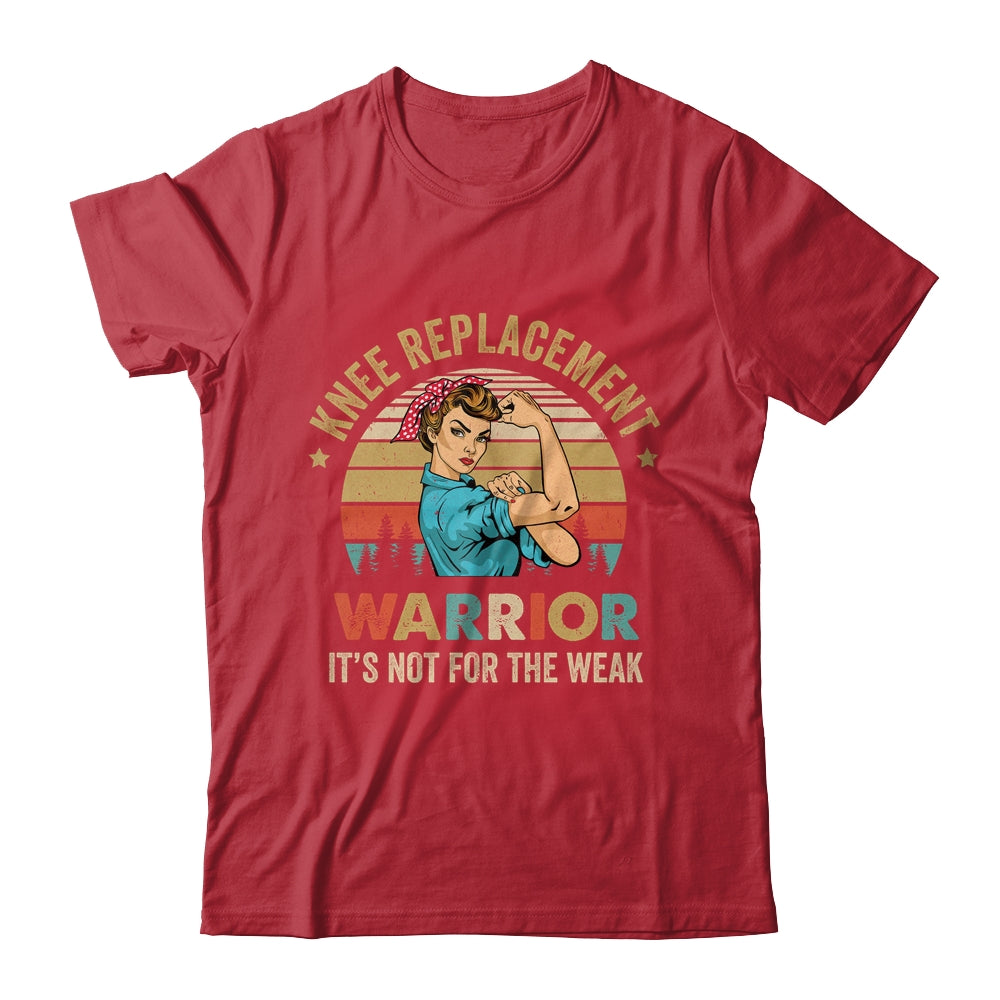 Knee Replacement Warrior Knee Surgery Recovery Retro Shirt & Tank Top | siriusteestore