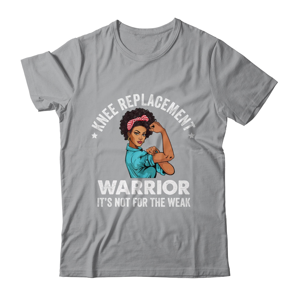 Knee Replacement Warrior Surgery Recovery African Woman Shirt & Tank Top | siriusteestore