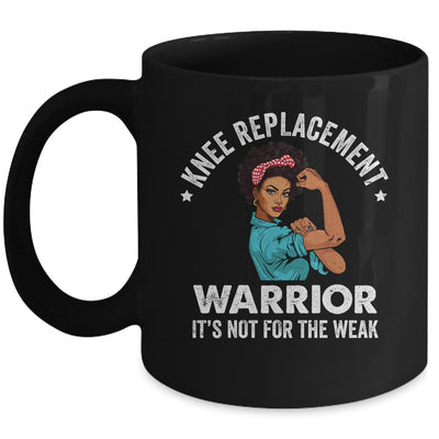 Knee Replacement Warrior Surgery Recovery African Woman Mug | siriusteestore