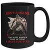 Knight Templar Christian Warrior Of God Don’t Judge Me Mug | siriusteestore