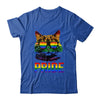 LGBT Cat Gay Pride LGBTQ Rainbow Flag Cool Sunglasses Shirt & Tank Top | siriusteestore
