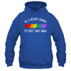 LGBT Heart Retro Be A Decent Human It's Not That Hard Shirt & Tank Top | siriusteestore