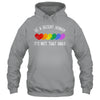 LGBT Heart Retro Be A Decent Human It's Not That Hard Shirt & Tank Top | siriusteestore