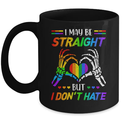 LGBT I May Be Straight But I Don't Hate LGBT Gay Pride Mug | siriusteestore