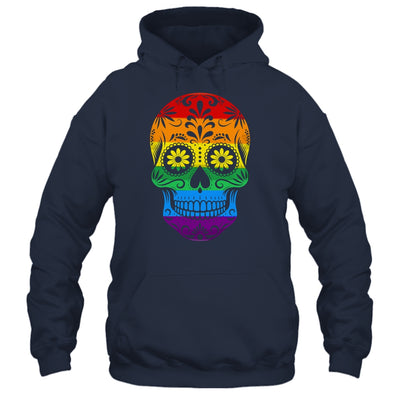 LGBT Rainbow Flag Skull Ally LGBTQ Pride Month Men Women Shirt & Tank Top | siriusteestore