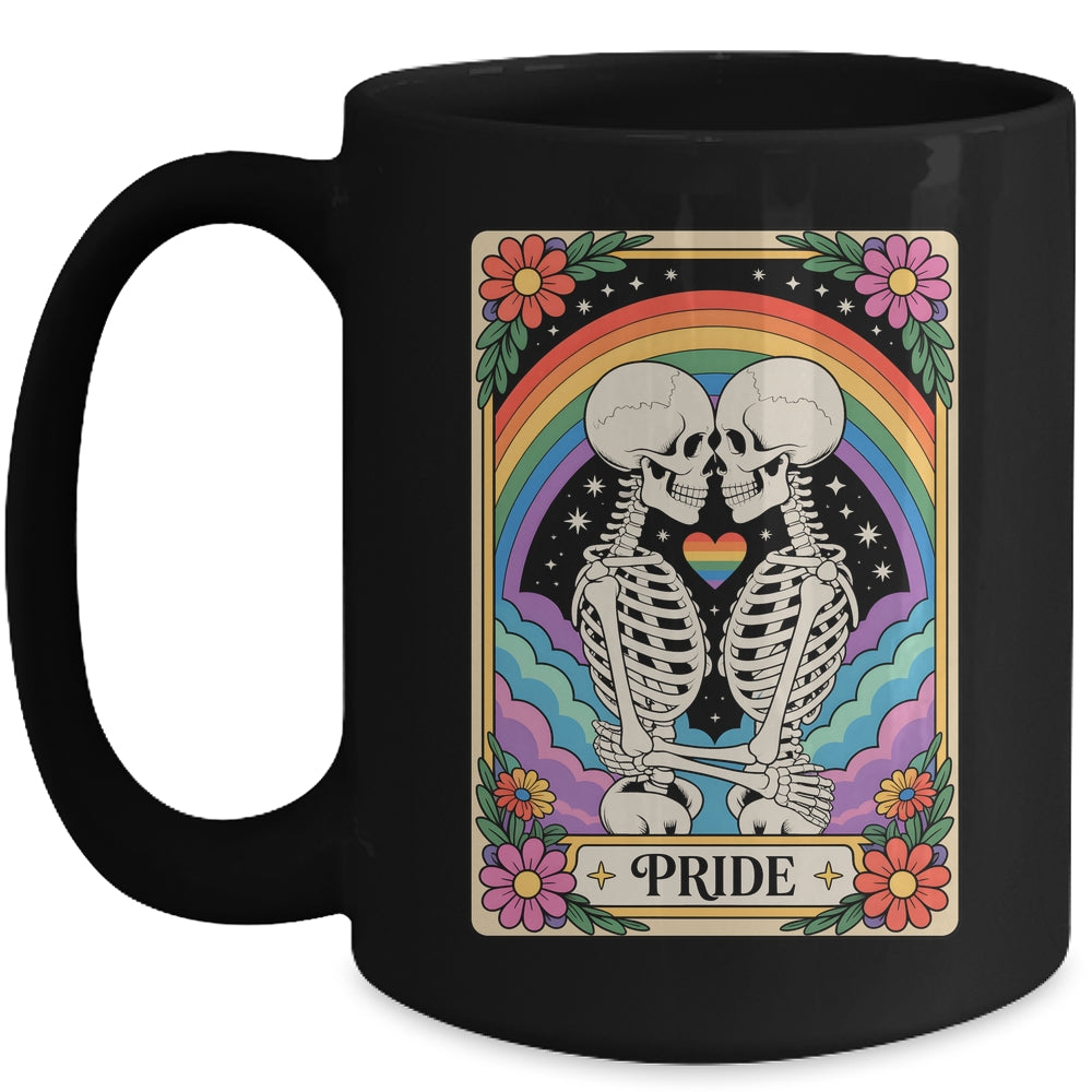 LGBT Tarot Card LGBTQ+ Pride Equal Rights Gay Transgender Mug | siriusteestore