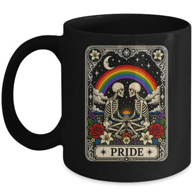 LGBT Tarot Skeleton Gay Pride LGBTQ Equal Rights Transgender Mug | siriusteestore
