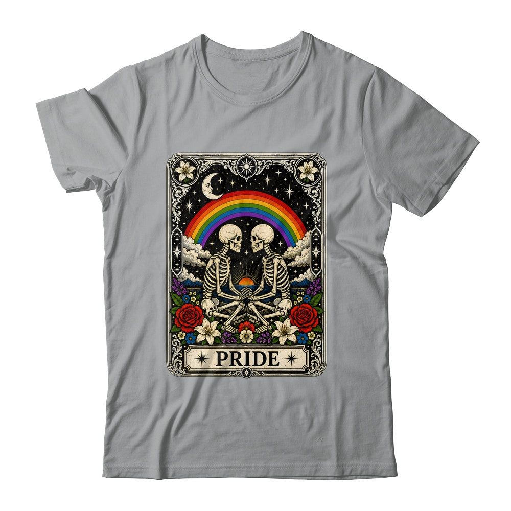 LGBT Tarot Skeleton Gay Pride LGBTQ Equal Rights Transgender Shirt & Tank Top | siriusteestore