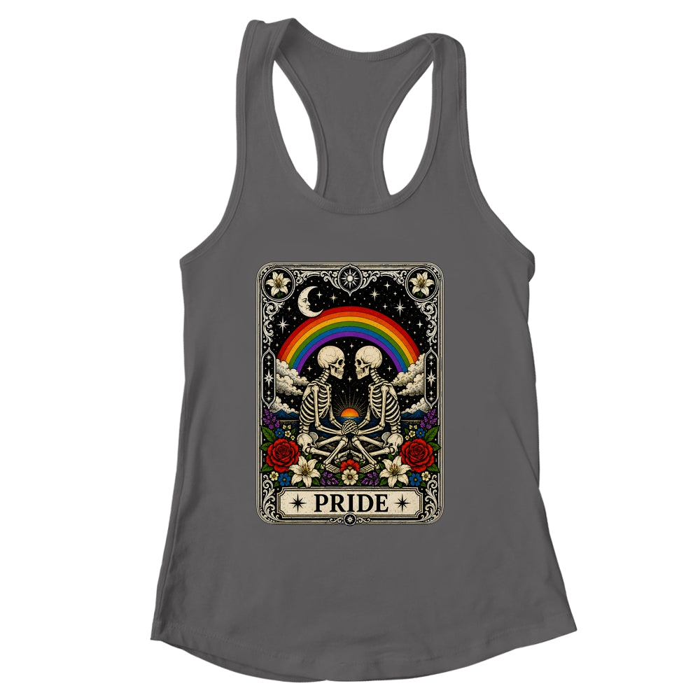 LGBT Tarot Skeleton Gay Pride LGBTQ Equal Rights Transgender Shirt & Tank Top | siriusteestore