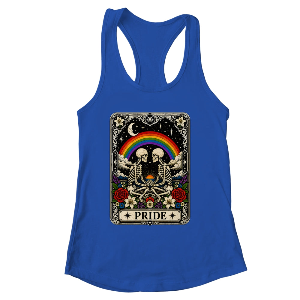 LGBT Tarot Skeleton Gay Pride LGBTQ Equal Rights Transgender Shirt & Tank Top | siriusteestore