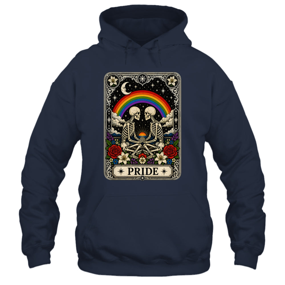 LGBT Tarot Skeleton Gay Pride LGBTQ Equal Rights Transgender Shirt & Tank Top | siriusteestore