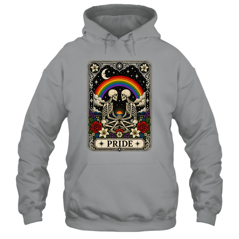 LGBT Tarot Skeleton Gay Pride LGBTQ Equal Rights Transgender Shirt & Tank Top | siriusteestore