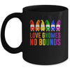 LOVE LGBT Rainbow Gnomes LGBTQ Couple Squad Gay Mug | siriusteestore