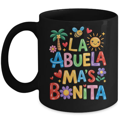 La Abuela Más Bonita Mom Cute Abuela Grandma Mother's Day Mug | siriusteestore