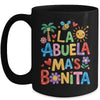 La Abuela Más Bonita Mom Cute Abuela Grandma Mother's Day Mug | siriusteestore