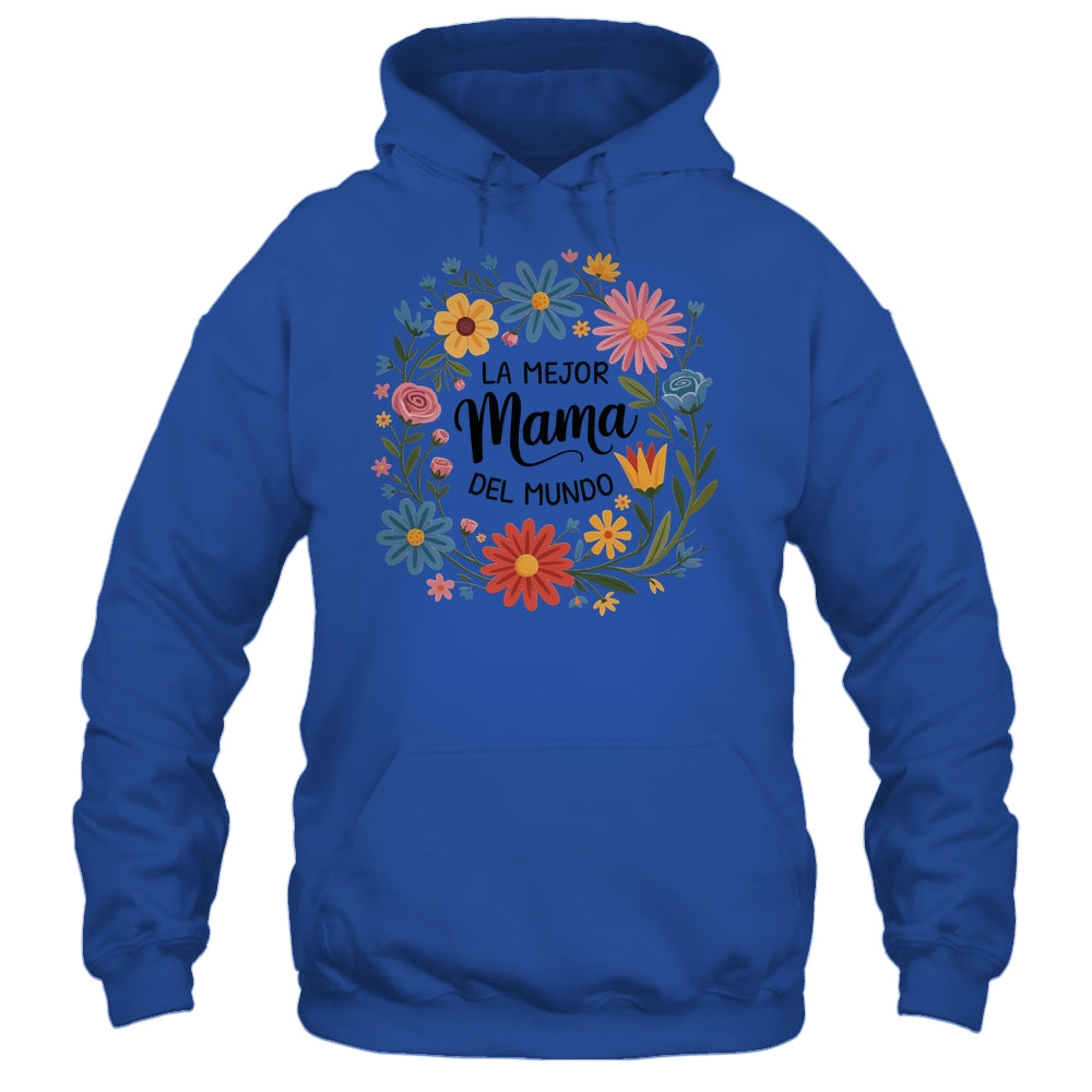 La Mejor Mama Del Mundo Spanish Latina Mother's Day Floral Shirt & Tank Top | siriusteestore