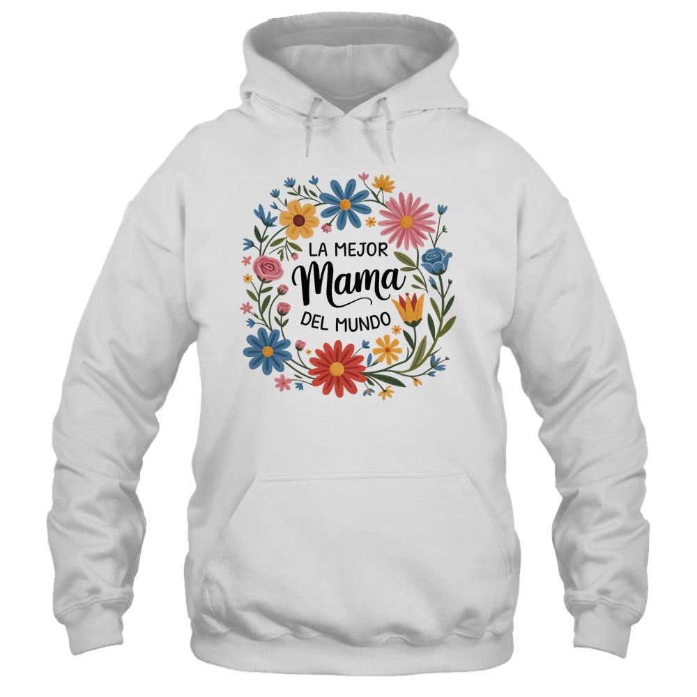 La Mejor Mama Del Mundo Spanish Latina Mother's Day Floral Shirt & Tank Top | siriusteestore