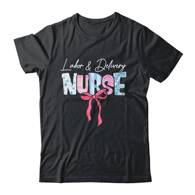 Labor And Delivery L&D Nurse Coquette Bow Nursing Nurse Life Shirt & Tank Top | siriusteestore