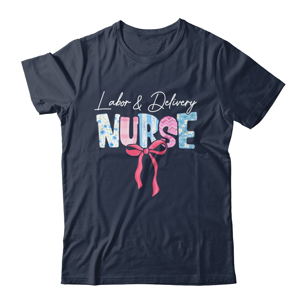 Labor And Delivery L&D Nurse Coquette Bow Nursing Nurse Life Shirt & Tank Top | siriusteestore