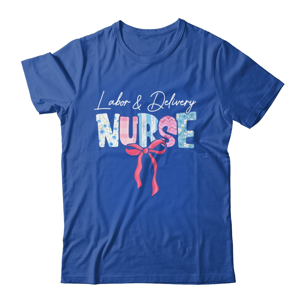 Labor And Delivery L&D Nurse Coquette Bow Nursing Nurse Life Shirt & Tank Top | siriusteestore