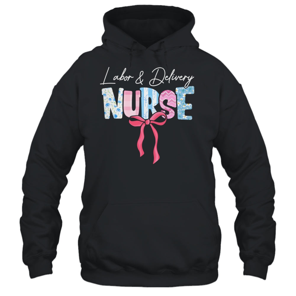 Labor And Delivery L&D Nurse Coquette Bow Nursing Nurse Life Shirt & Tank Top | siriusteestore