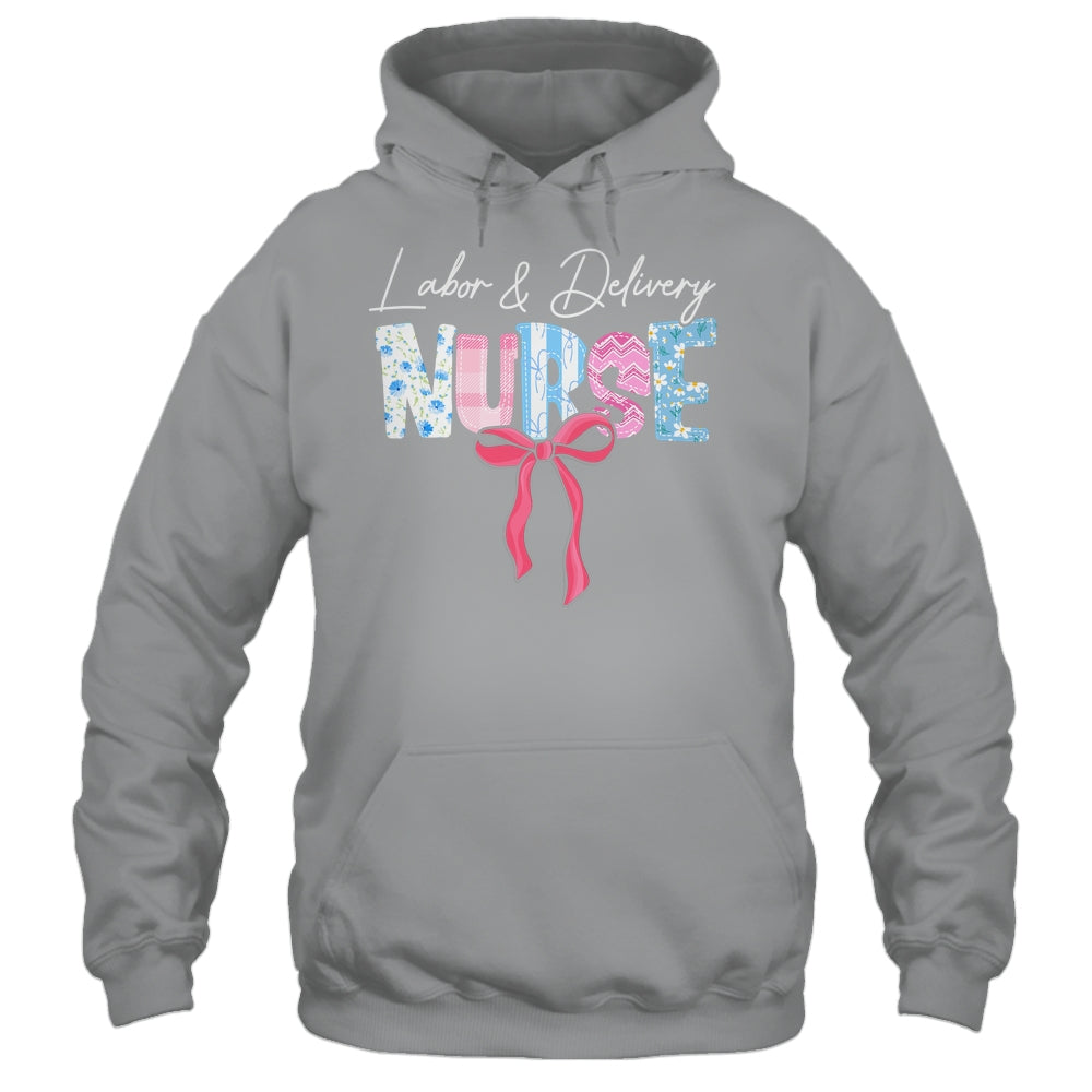 Labor And Delivery L&D Nurse Coquette Bow Nursing Nurse Life Shirt & Tank Top | siriusteestore