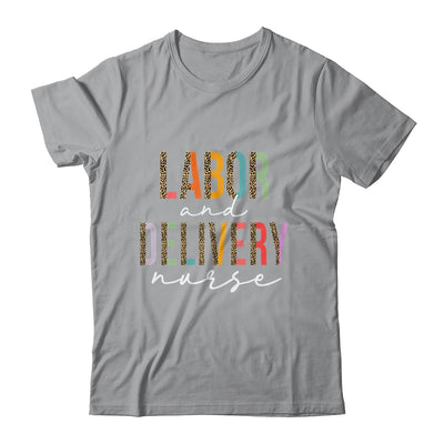 Labor And Delivery Nurse Team L&D Nurse Leopard Shirt & Tank Top | siriusteestore
