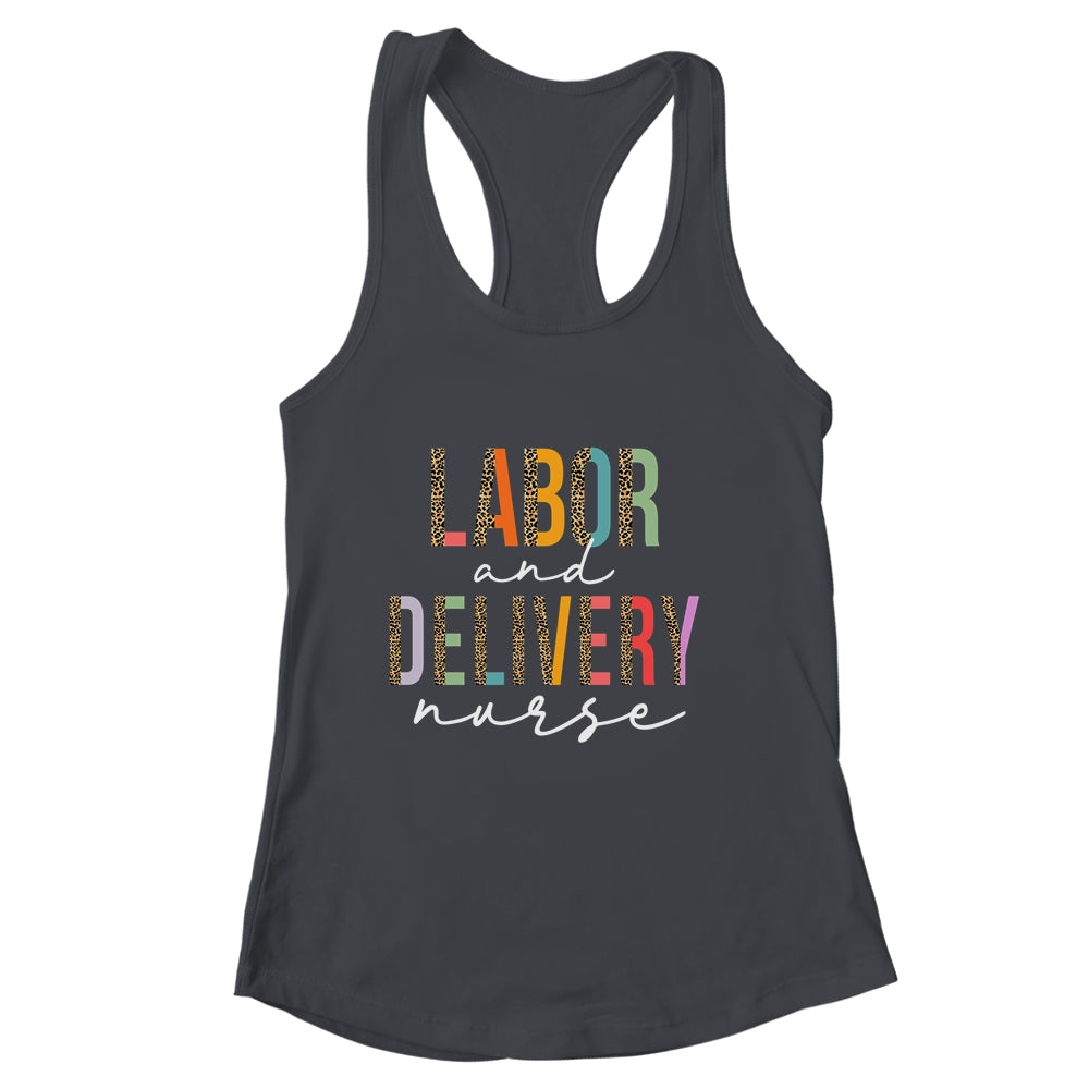 Labor And Delivery Nurse Team L&D Nurse Leopard Shirt & Tank Top | siriusteestore