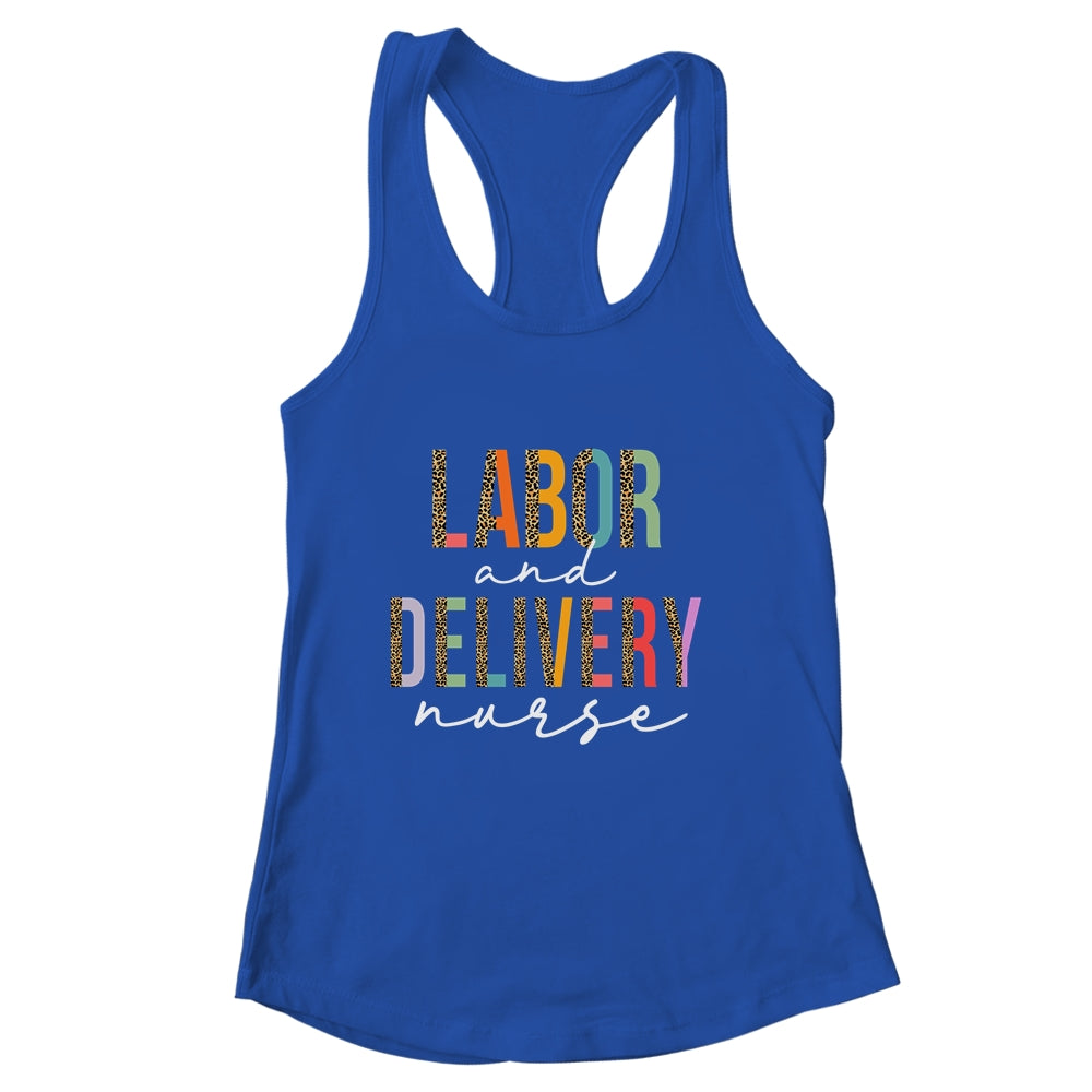 Labor And Delivery Nurse Team L&D Nurse Leopard Shirt & Tank Top | siriusteestore