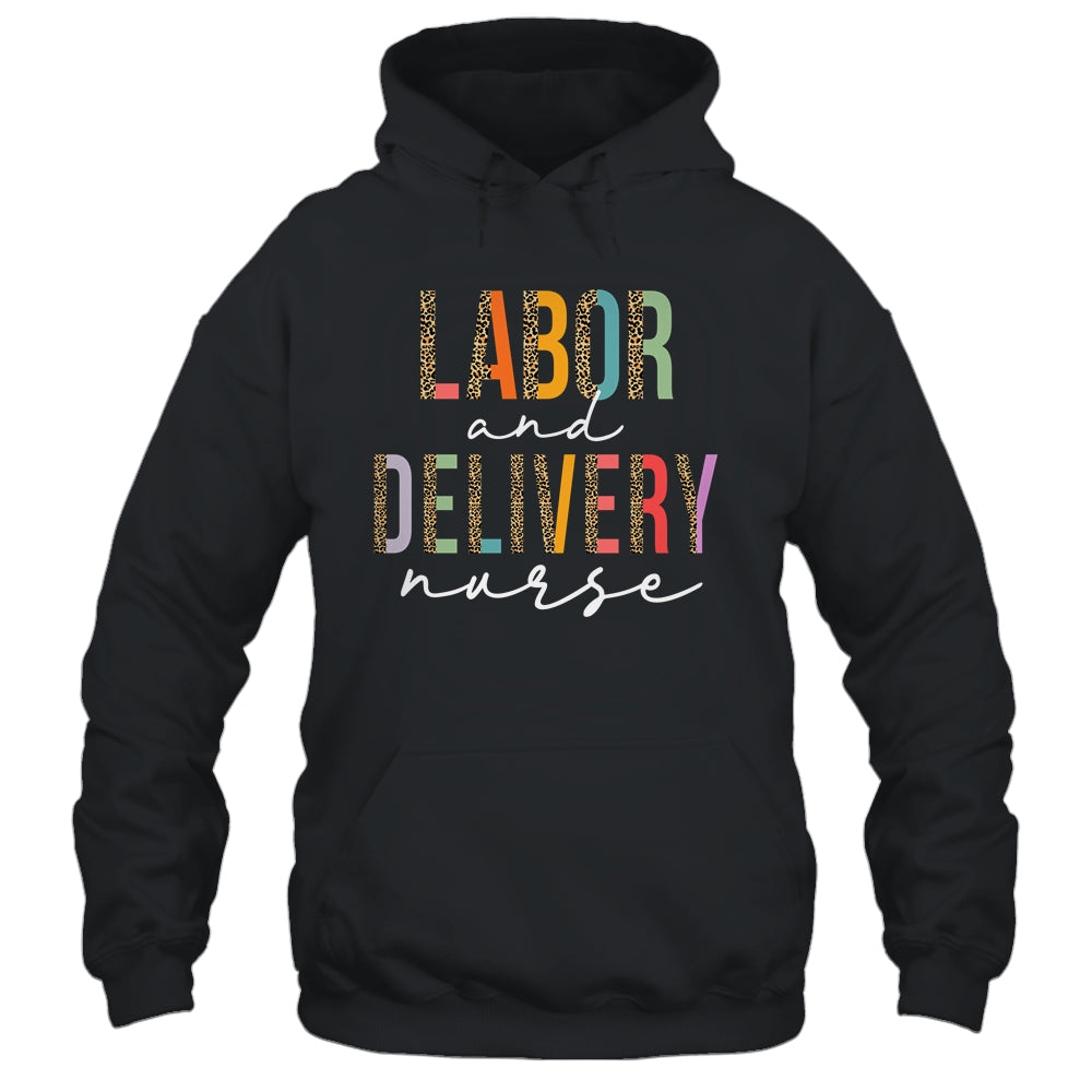 Labor And Delivery Nurse Team L&D Nurse Leopard Shirt & Tank Top | siriusteestore