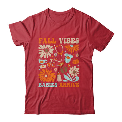 Labor & Delivery Nurse Boho Floral Autumn Stethoscope Fall Shirt & Sweatshirt | siriusteestore