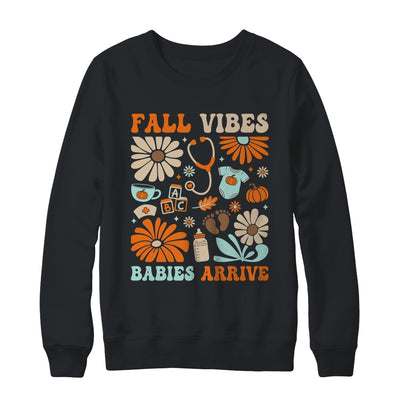 Labor & Delivery Nurse Boho Floral Autumn Stethoscope Fall Shirt & Sweatshirt | siriusteestore