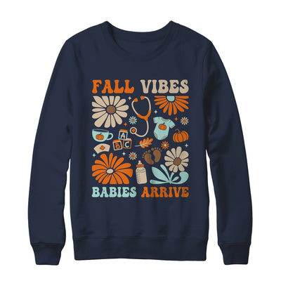 Labor & Delivery Nurse Boho Floral Autumn Stethoscope Fall Shirt & Sweatshirt | siriusteestore